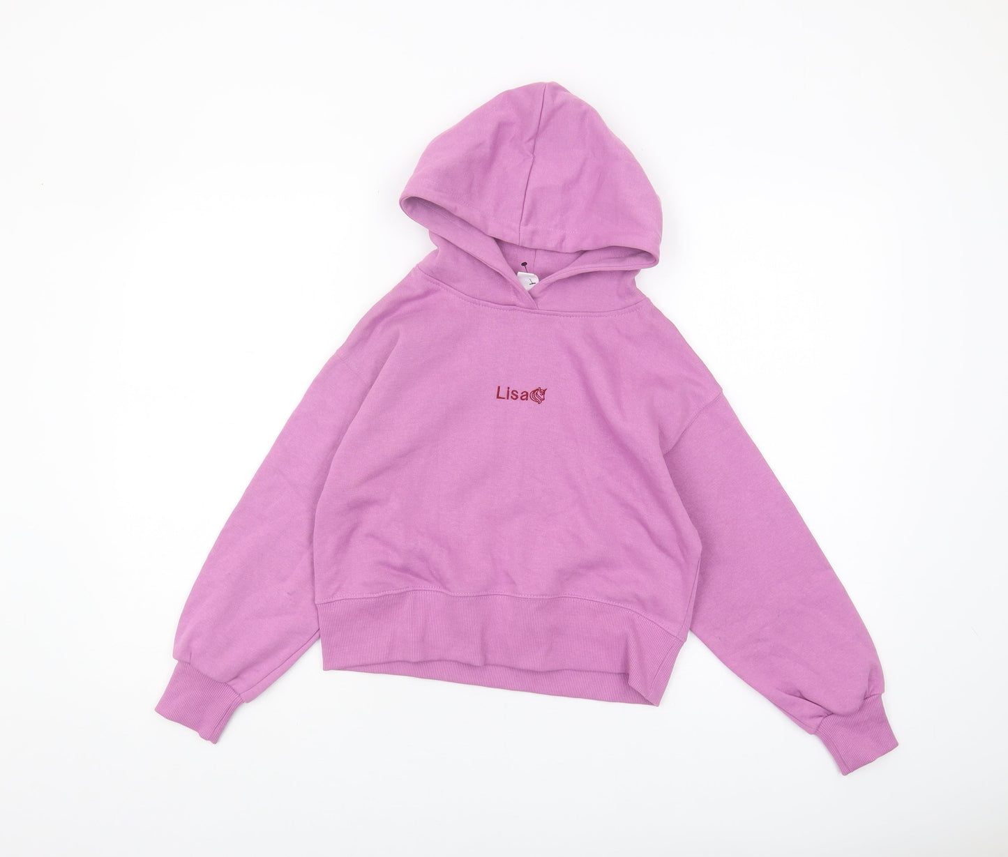 Zara Girls Purple Hoodie 9-10Y Pullover