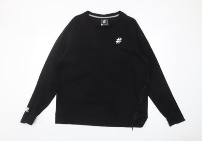 #Five Men's Black Pullover Sweatshirt L