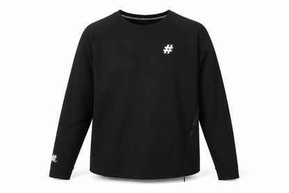 #Five Men's Black Pullover Sweatshirt L