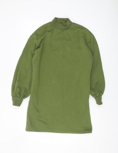 Bershka Green Women's Sweatshirt, Size S