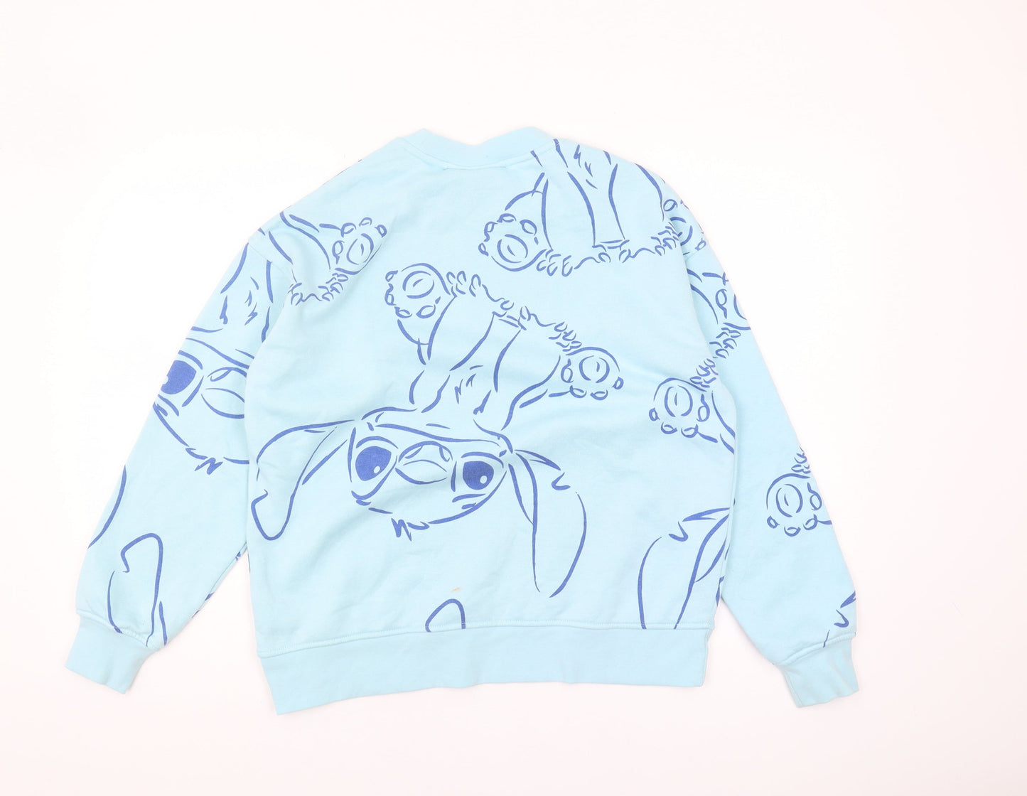 Womens UK Size XS Disney Blue Pullover Sweatshirt