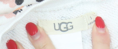 UGG Women's Multicoloured Animal Print Pullover Sweatshirt, S