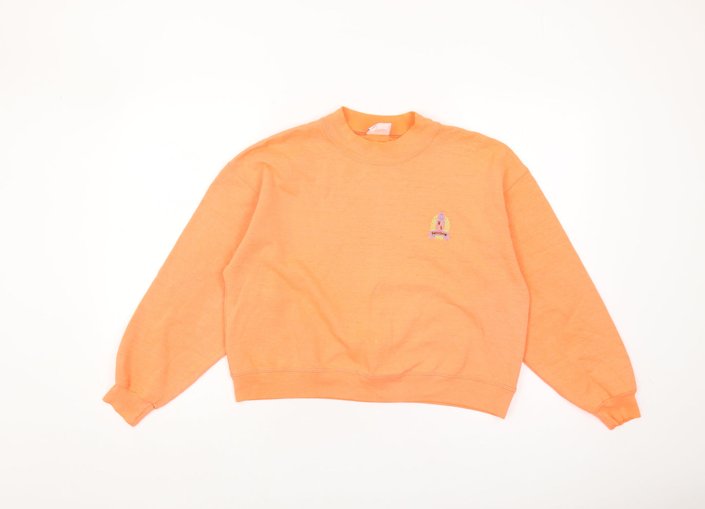 Reebok Women's Orange Pullover Sweatshirt - Size S
