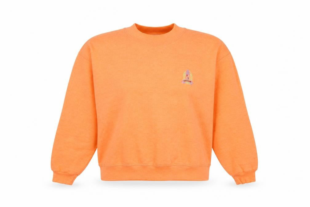 Womens UK Size S Reebok Orange Pullover Sweatshirt