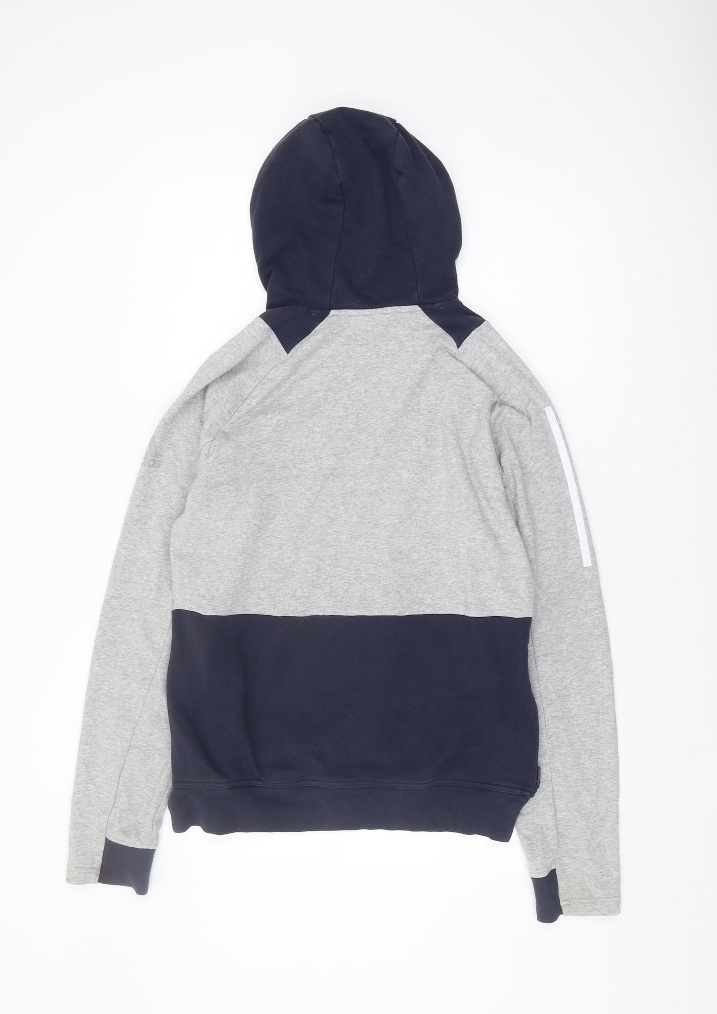 Mens UK Size S adidas Grey Pullover Hoodie