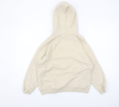 The Couture Club Boys Beige Pullover Hoodie 8-9 Years