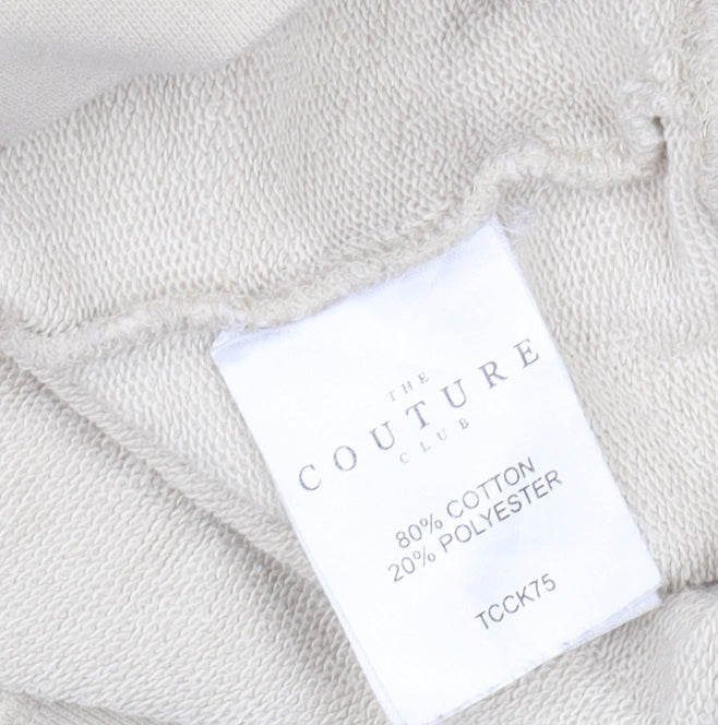 The Couture Club Boys Beige Pullover Hoodie 8-9 Years