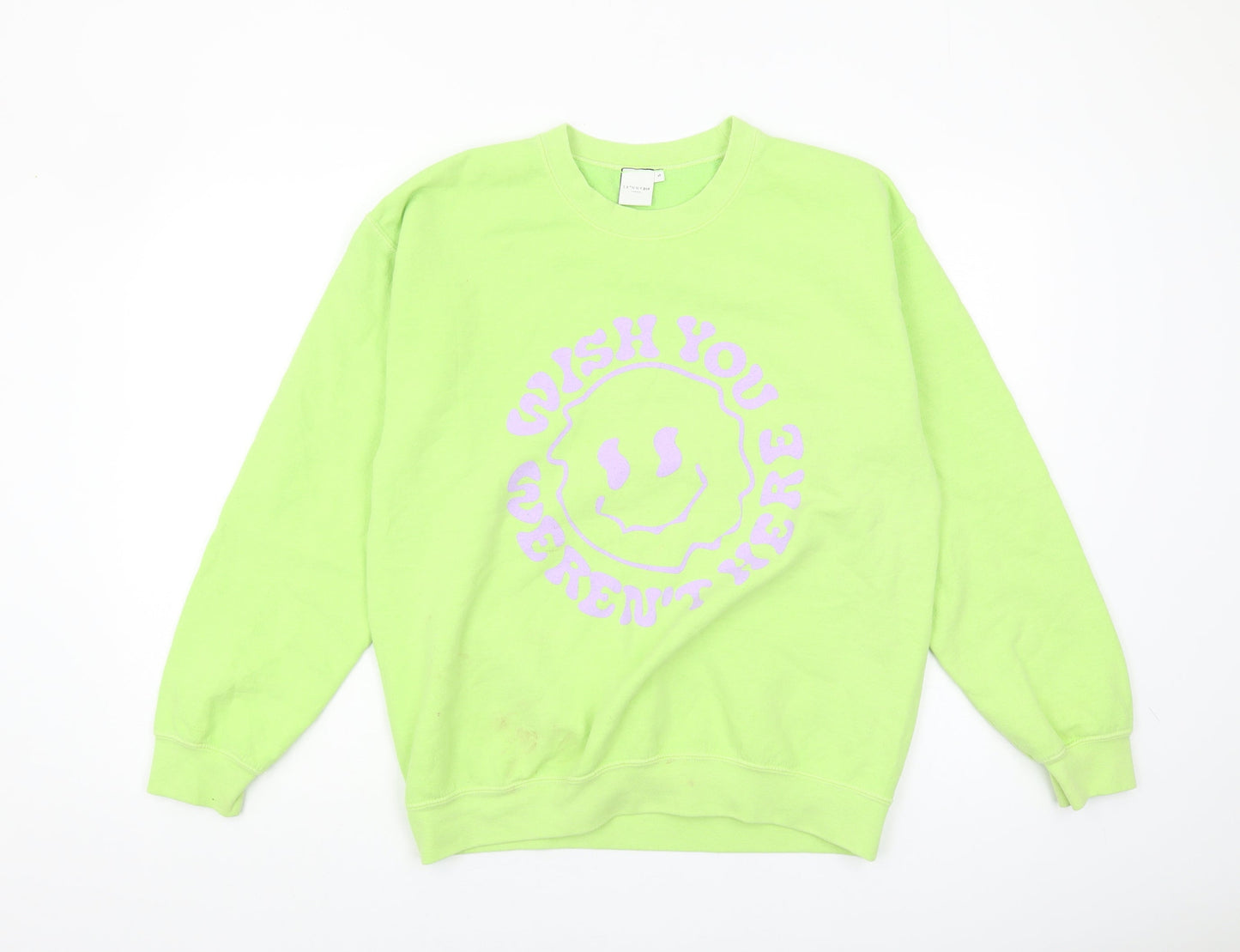 Skinnydip Women's Green Pullover Sweatshirt S