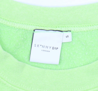 Skinnydip Women's Green Pullover Sweatshirt S