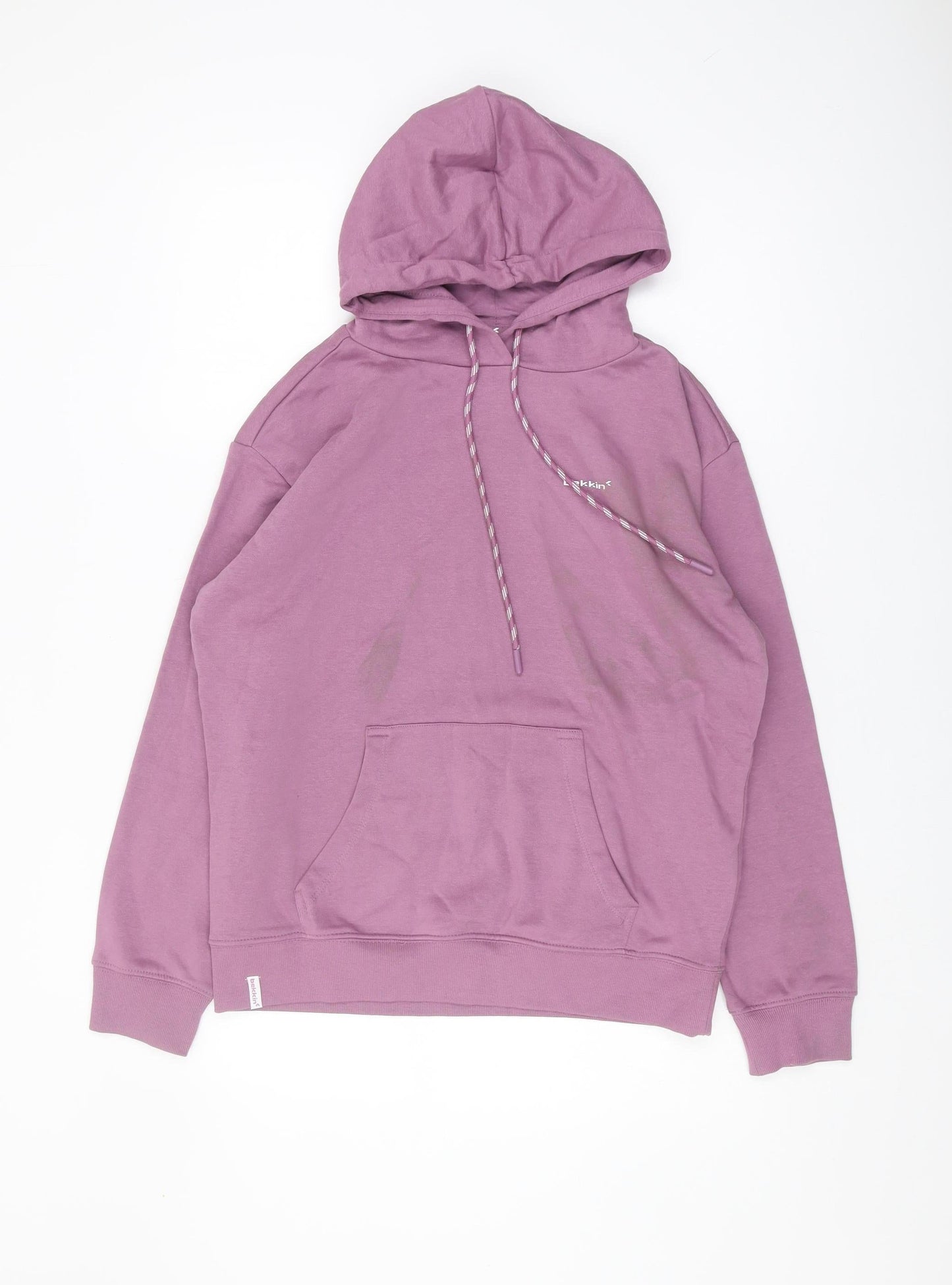 bekkin Women's Purple Pullover Hoodie - Size S, Casual Wear