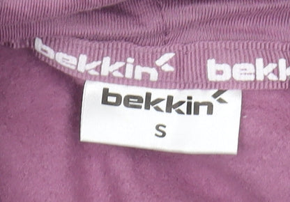 bekkin Women's Purple Pullover Hoodie - Size S, Casual Wear
