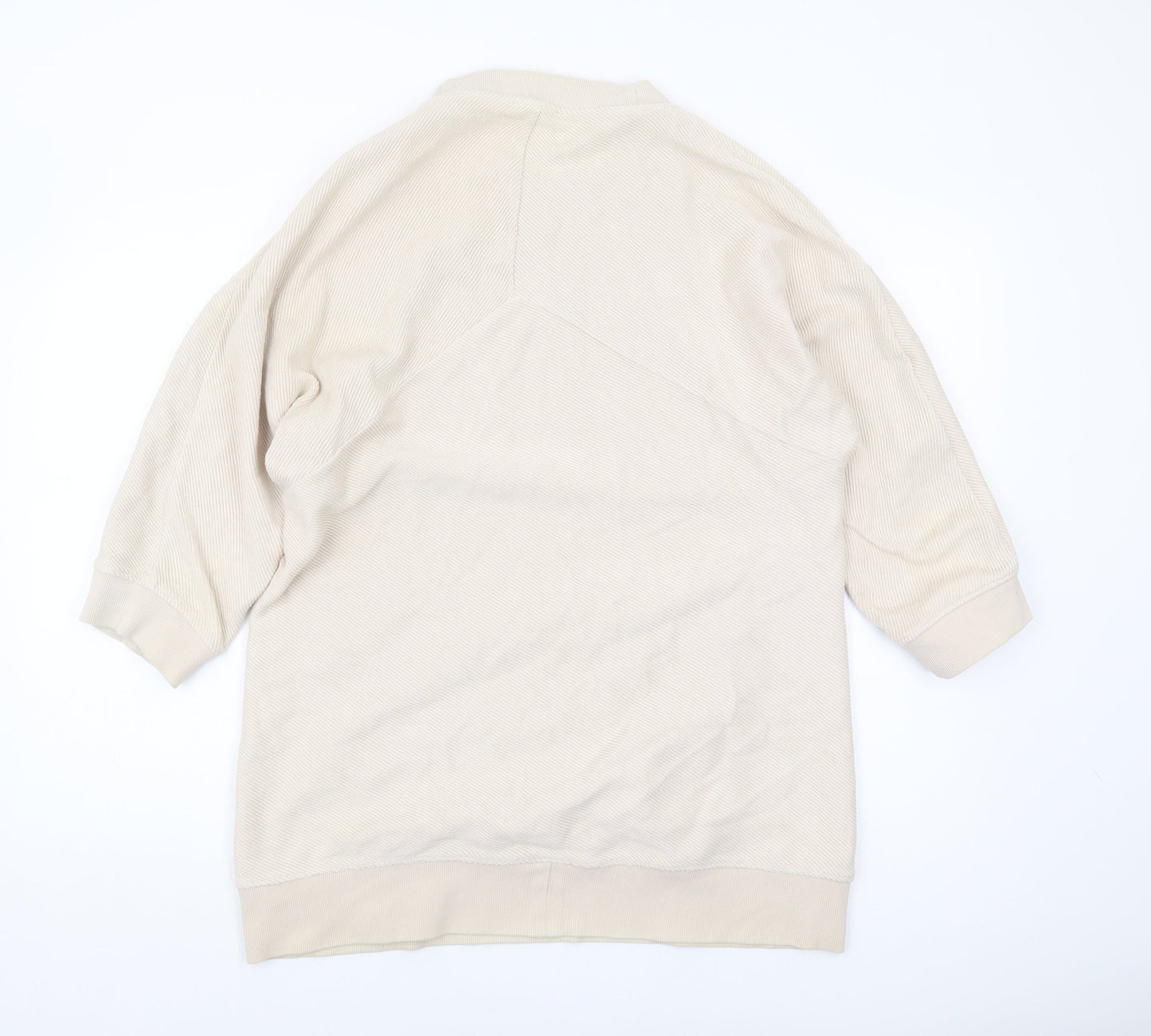 COS Beige Women's 2XS Pullover Sweatshirt