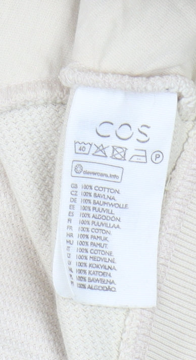 COS Beige Women's 2XS Pullover Sweatshirt