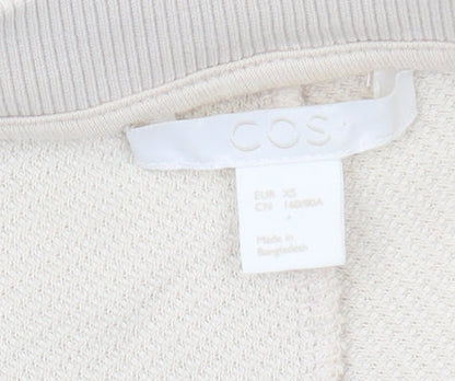 COS Beige Women's 2XS Pullover Sweatshirt