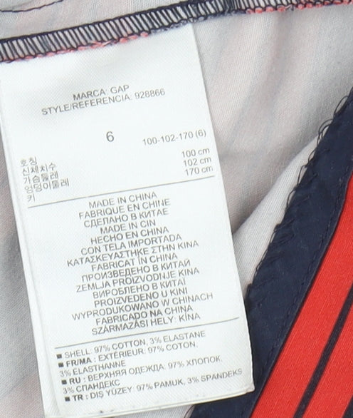 Gap Women's Striped Fit & Flare Dress, Size 6