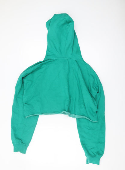 Unisex Adults UK Size M MTV Green Pullover Hoodie
