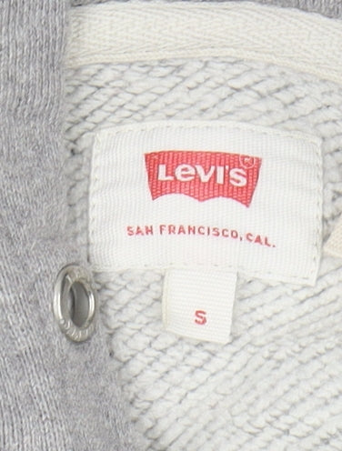 Mens UK Size S Levi's Grey Pullover Hoodie