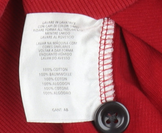 Mens UK Size S GANT Red Pullover Sweatshirt