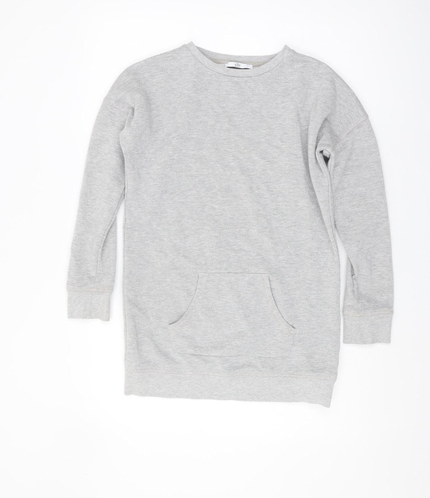 Marks and Spencer Girls Grey Pullover Sweatshirt 12-13 Years