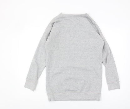 Marks and Spencer Girls Grey Pullover Sweatshirt 12-13 Years