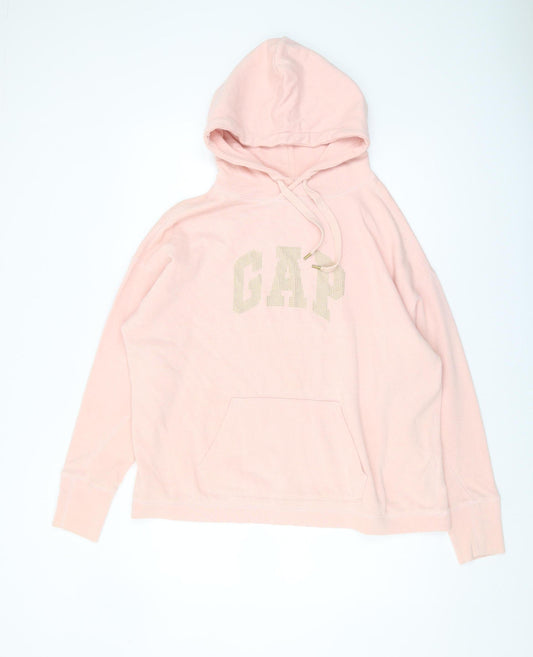 GAP Women's Pink Pullover Hoodie, Size S, Casual Comfort