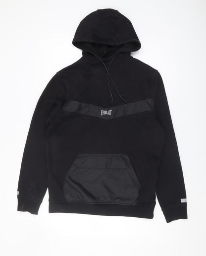 Mens UK Size S Everlast Black Pullover Hoodie