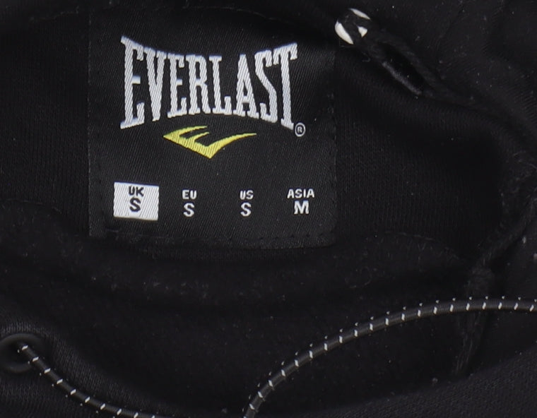Mens UK Size S Everlast Black Pullover Hoodie