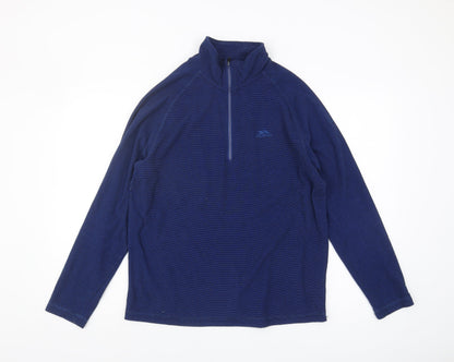 Trespass Men's Blue 1/2 Zip Sweatshirt, S, Excellent Condition