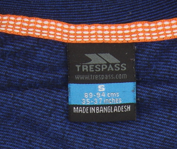 Trespass Men's Blue 1/2 Zip Sweatshirt, S, Excellent Condition