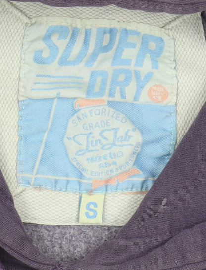 Superdry Women's Purple Hoodie Size S Pullover Casual