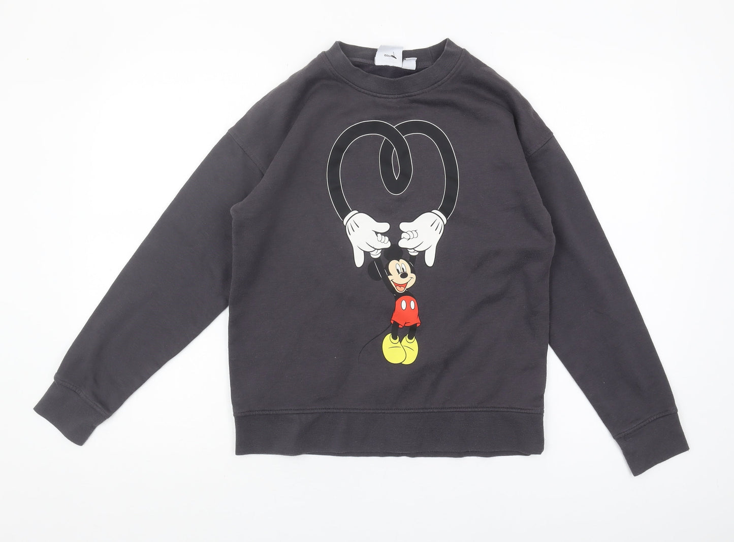 Womens UK Size 2XS Disney Black Pullover Sweatshirt