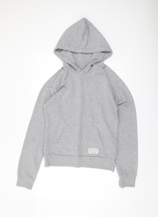 Womens UK Size 14 Jack Wills Grey Pullover Hoodie