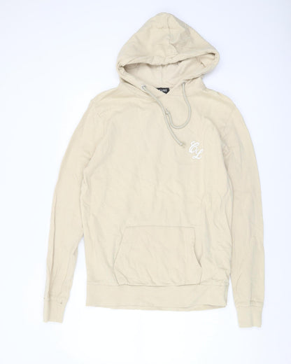 Mens UK Size S Closure London Beige Pullover Hoodie