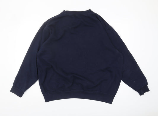 Mens UK Size M PRETTYLITTLETHING Blue Pullover Sweatshirt