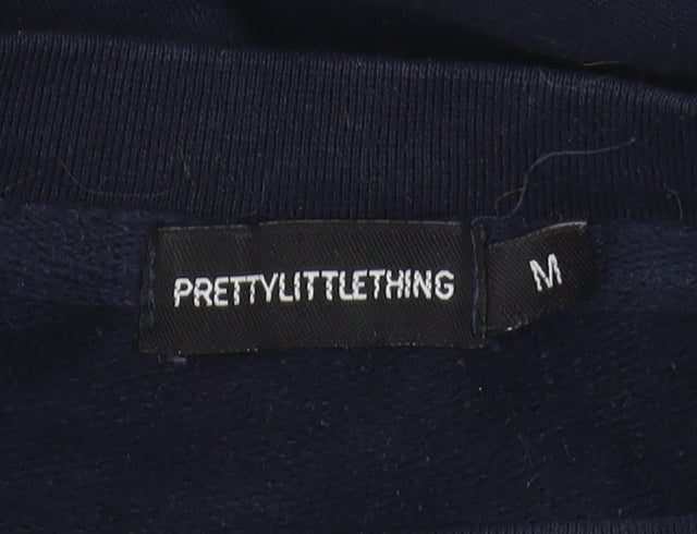 Mens UK Size M PRETTYLITTLETHING Blue Pullover Sweatshirt