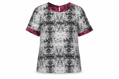 Womens UK Size 10 Limited Collection Multicoloured Ringer T-Shirt