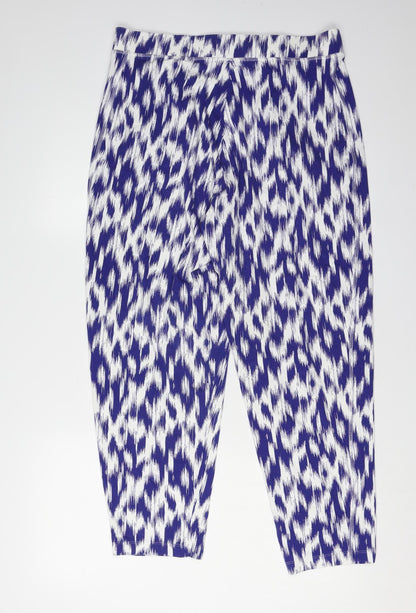 Womens UK Size 14 Marks and Spencer   Blue Trousers