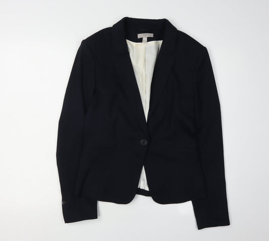 H&M Women’s Black Blazer, Size 10, Business, Lined