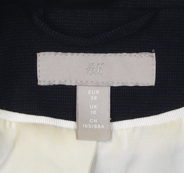 H&M Women’s Black Blazer, Size 10, Business, Lined