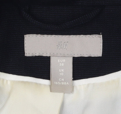 H&M Women’s Black Blazer, Size 10, Business, Lined