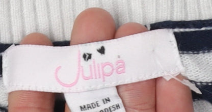 Womens UK Size 16 Julipa Multicoloured Pullover Jumper