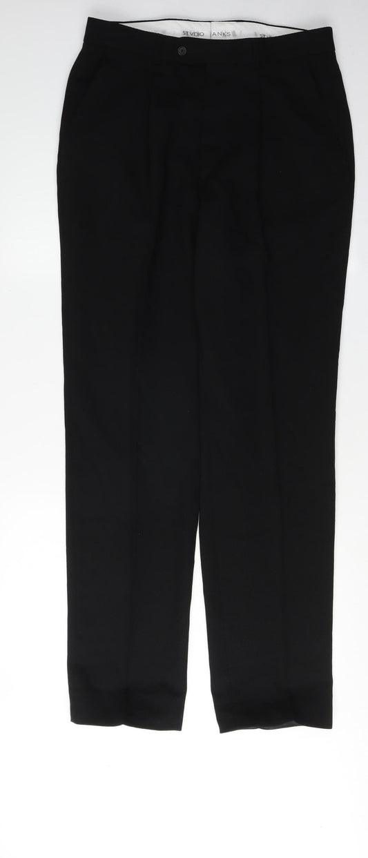 Jeff Banks Men's Black Dress Pants 34 in Waist