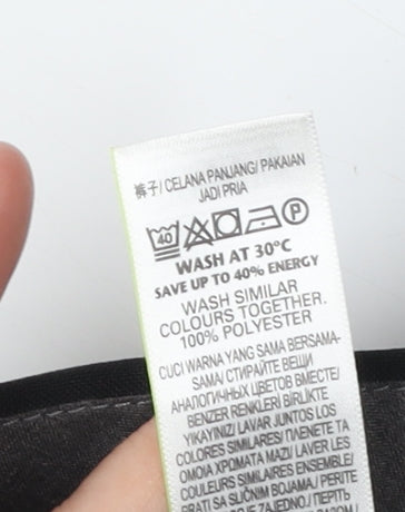 Marks and Spencer Men's Black Regular Trousers L