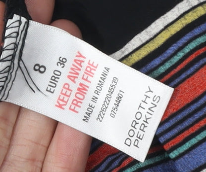 Dorothy Perkins Women's Multicolour Dress Size 8