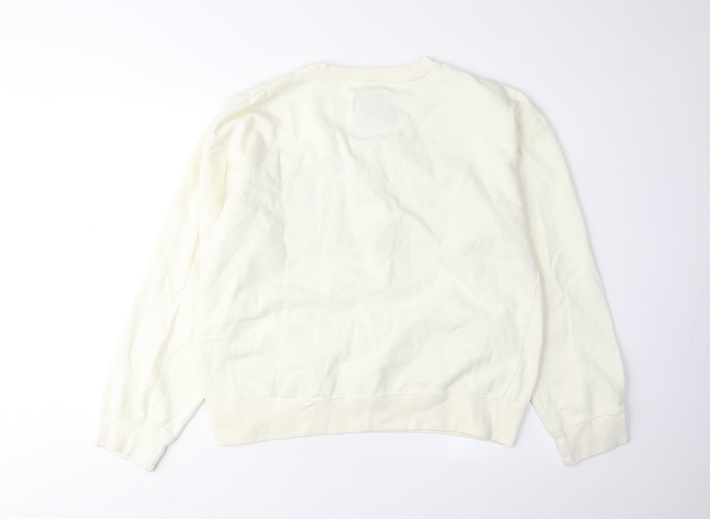 Six Flags XL White Sweatshirt Unisex Adults