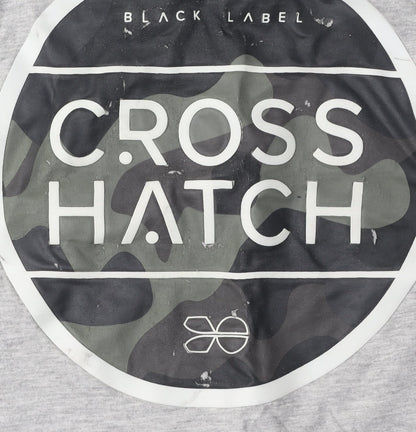 Mens UK Size 2XL Crosshatch Grey  T-Shirt
