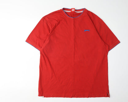 Slazenger Men's Red XL Crew Neck T-Shirt