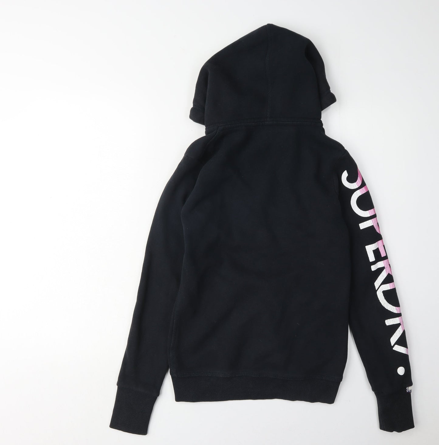 Superdry Women's Black XS Full Zip Hoodie