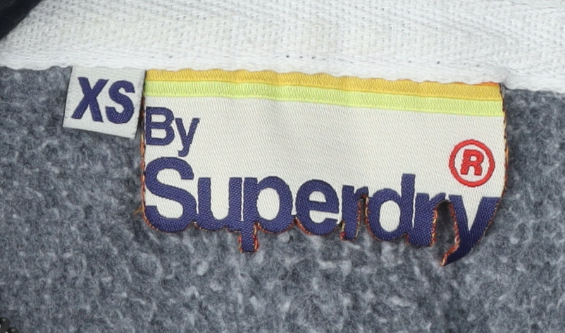 Superdry Women's Black XS Full Zip Hoodie