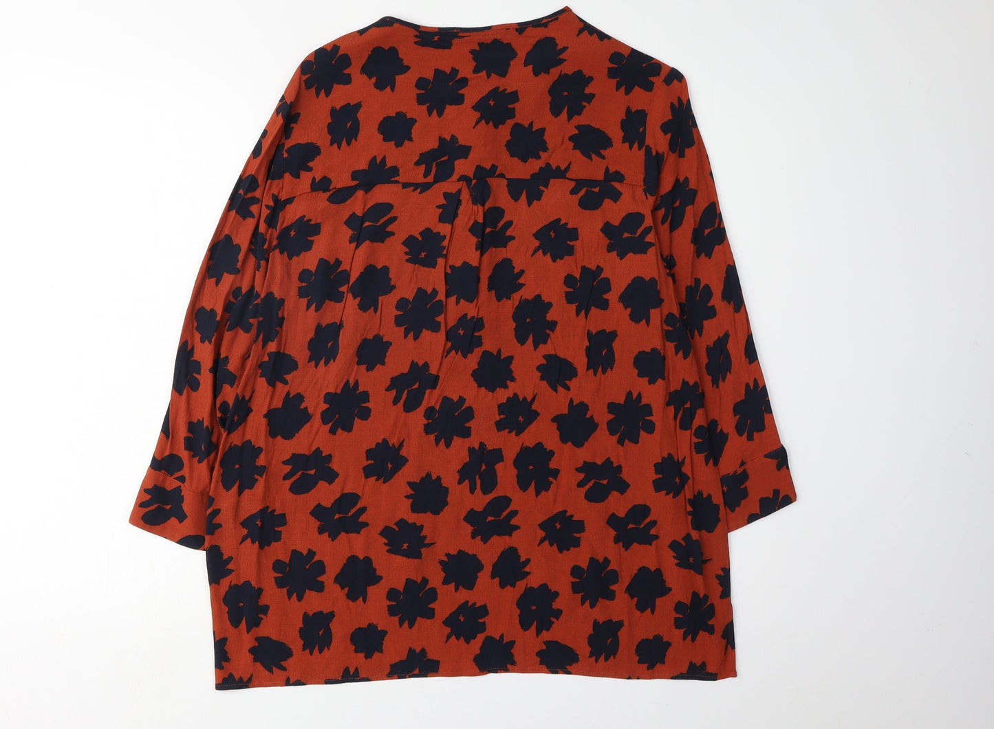 Jasper Conran Women's Red Floral Tunic Blouse Size 12